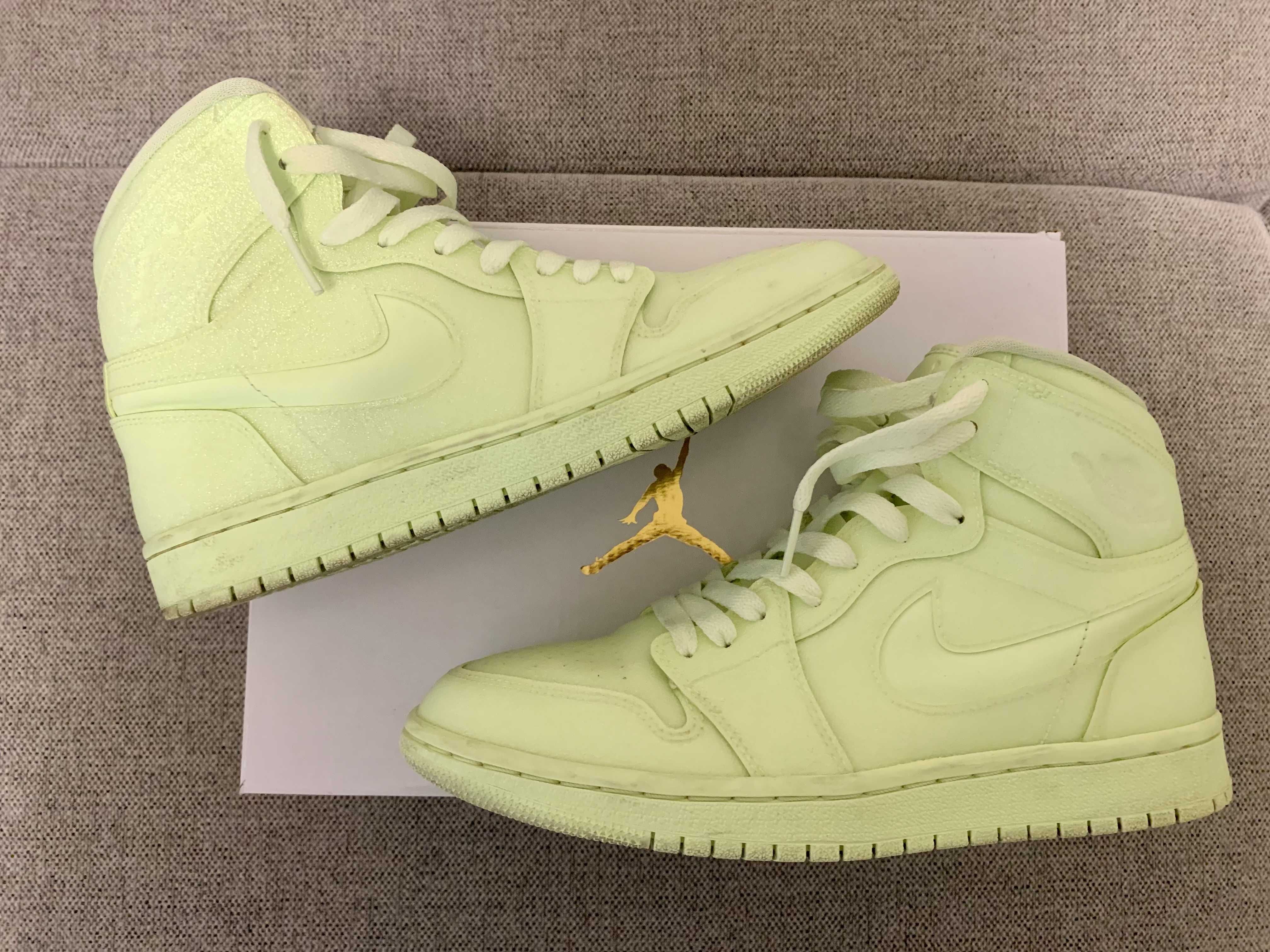 Nike Women's Air Jordan 1 High "Barely Volt"