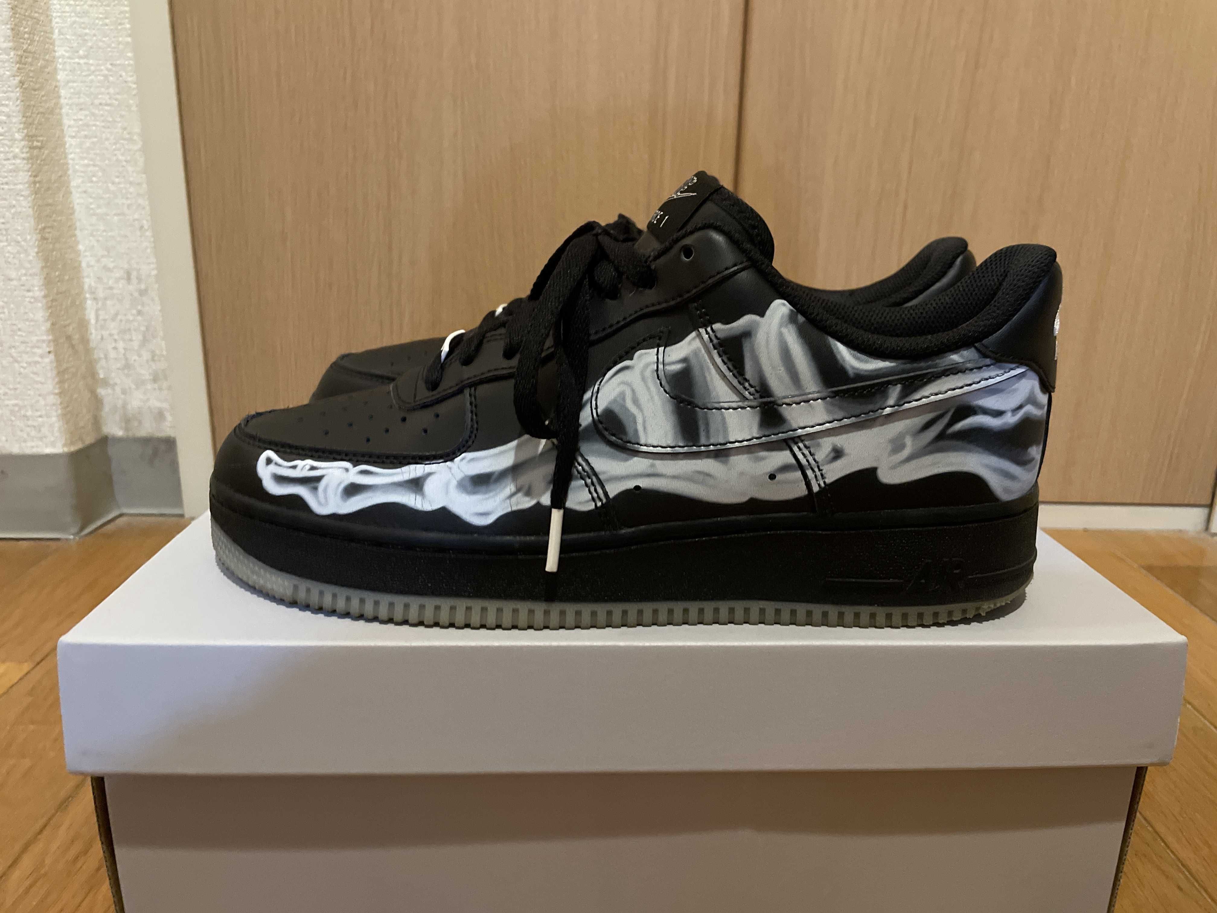 Nike Air Force 1 Low "Black Skeleton"