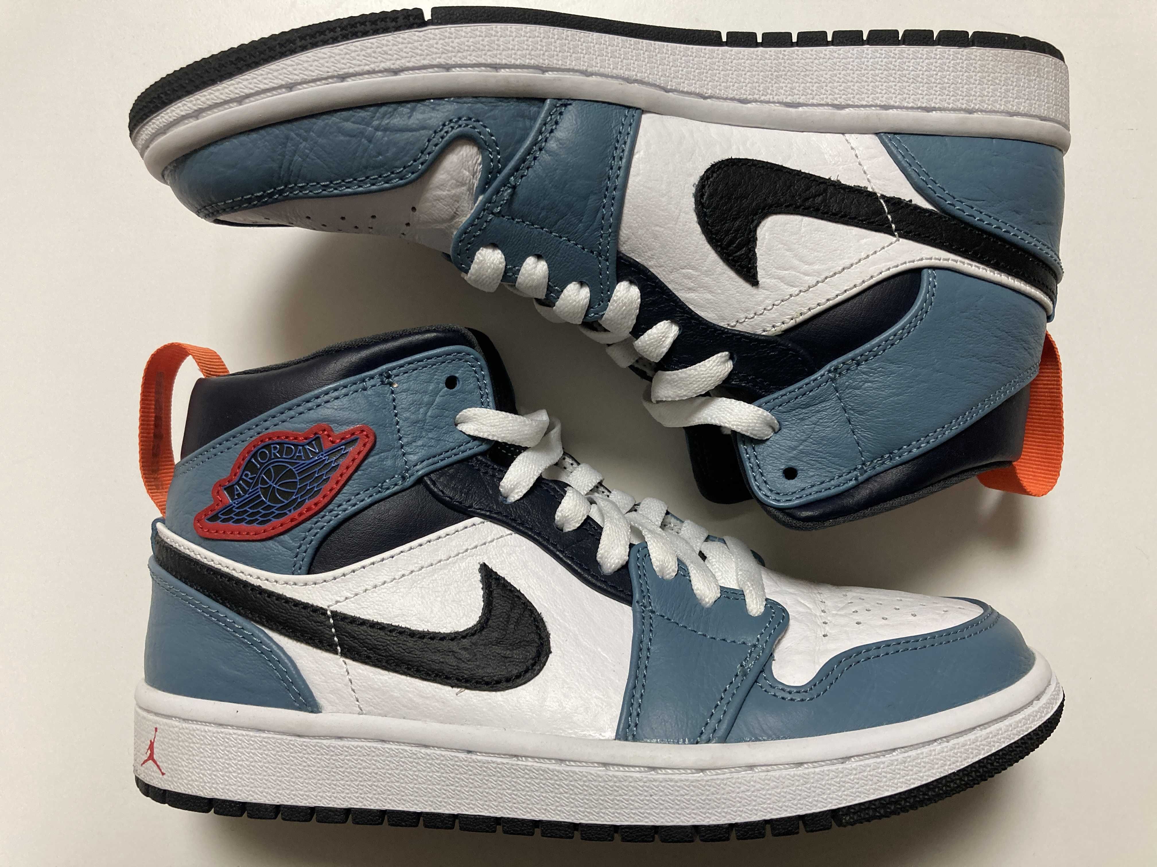 FACETASM × Nike Air Jordan 1 Mid "White/Navy"