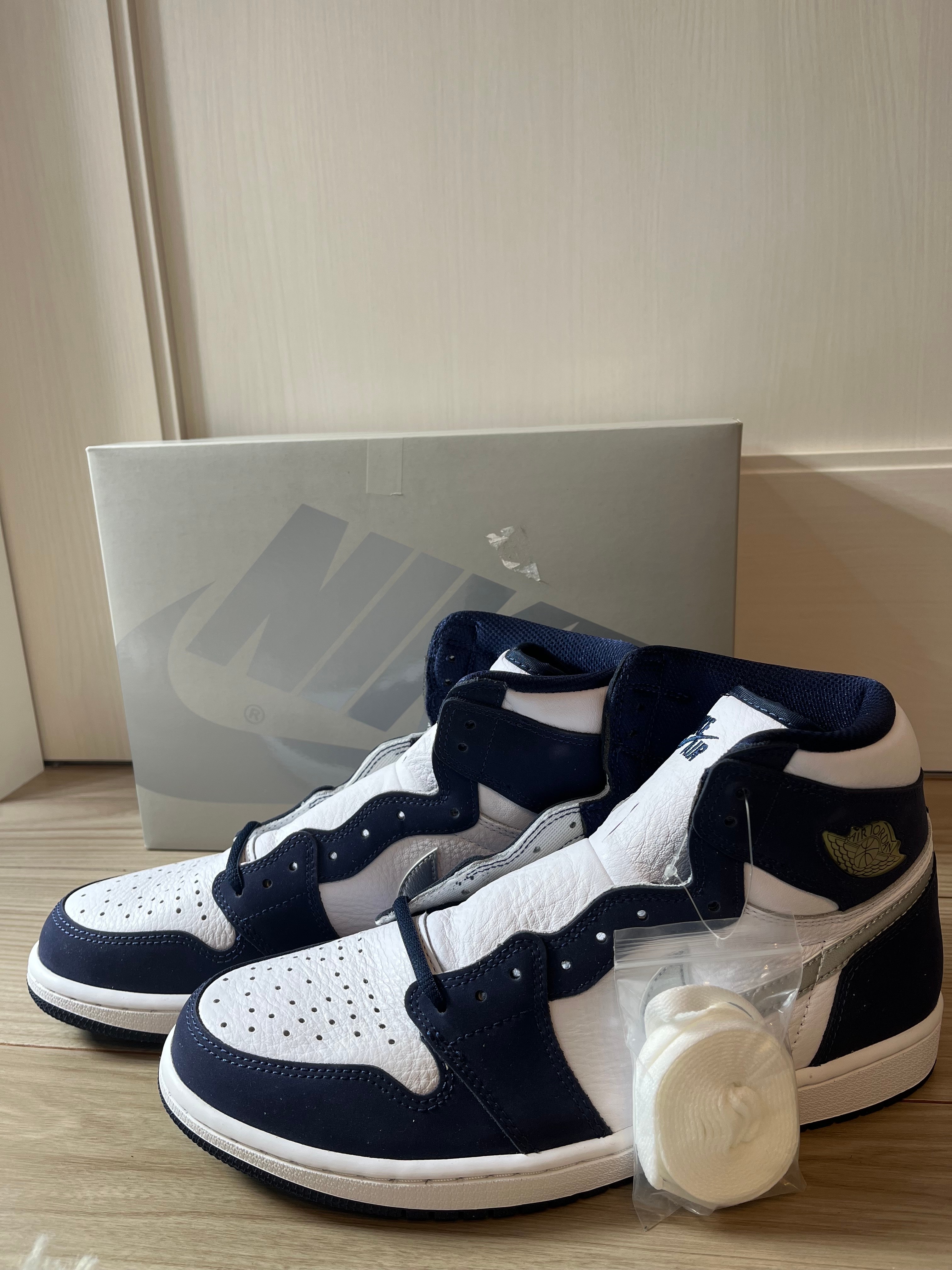 Nike Air Jordan 1 High OG CO.JP "White/Midnight Navy" (2020)(ブリーフケースなし)