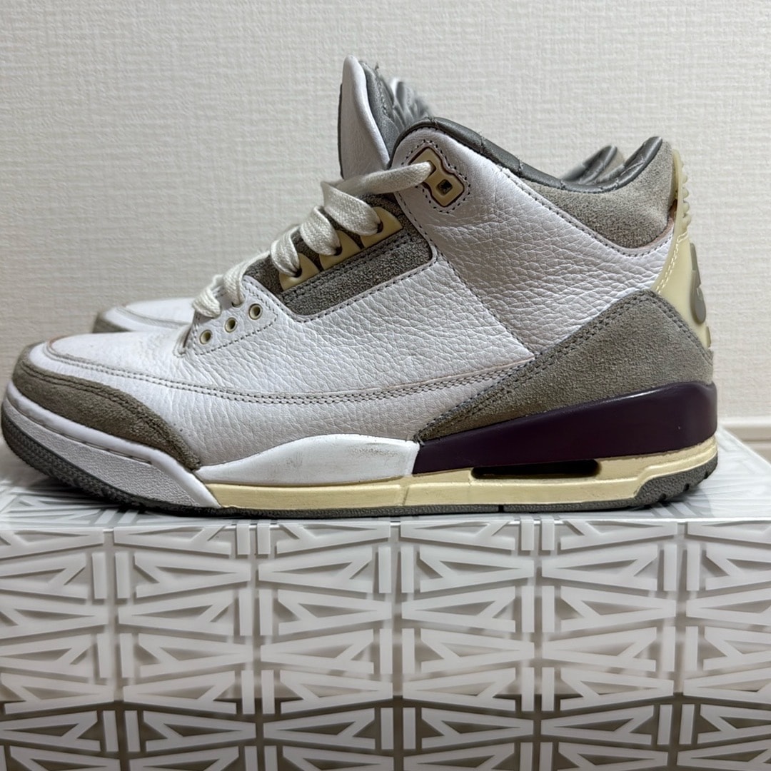 A Ma Maniere × Nike Women's Air Jordan 3 Retro SP "White/Medium Grey Violet Ore"