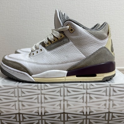 A Ma Maniere × Nike Women's Air Jordan 3 Retro SP "White/Medium Grey Violet Ore"