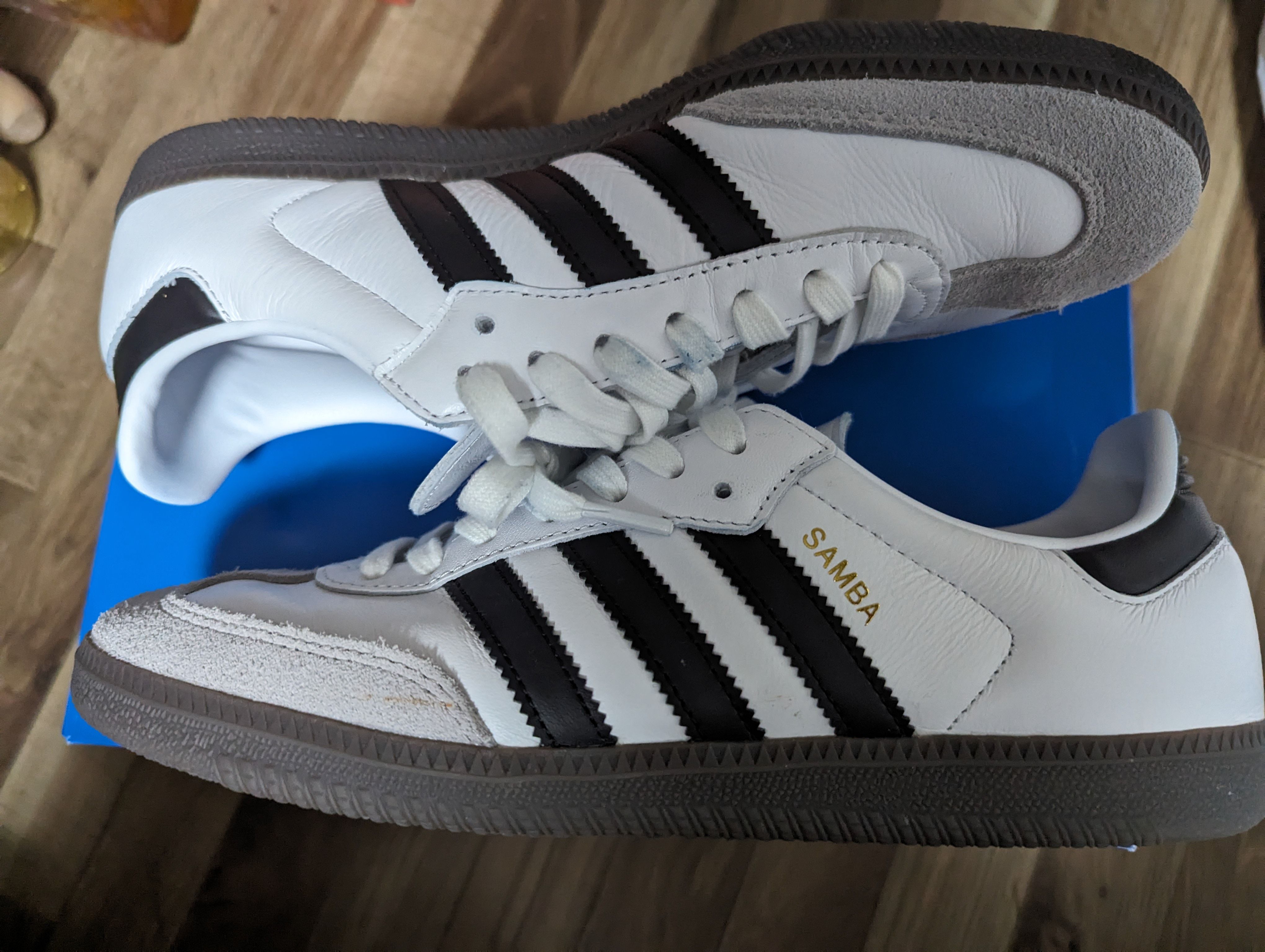 adidas Samba OG "Cloud White/Core Black/Clear Granite"