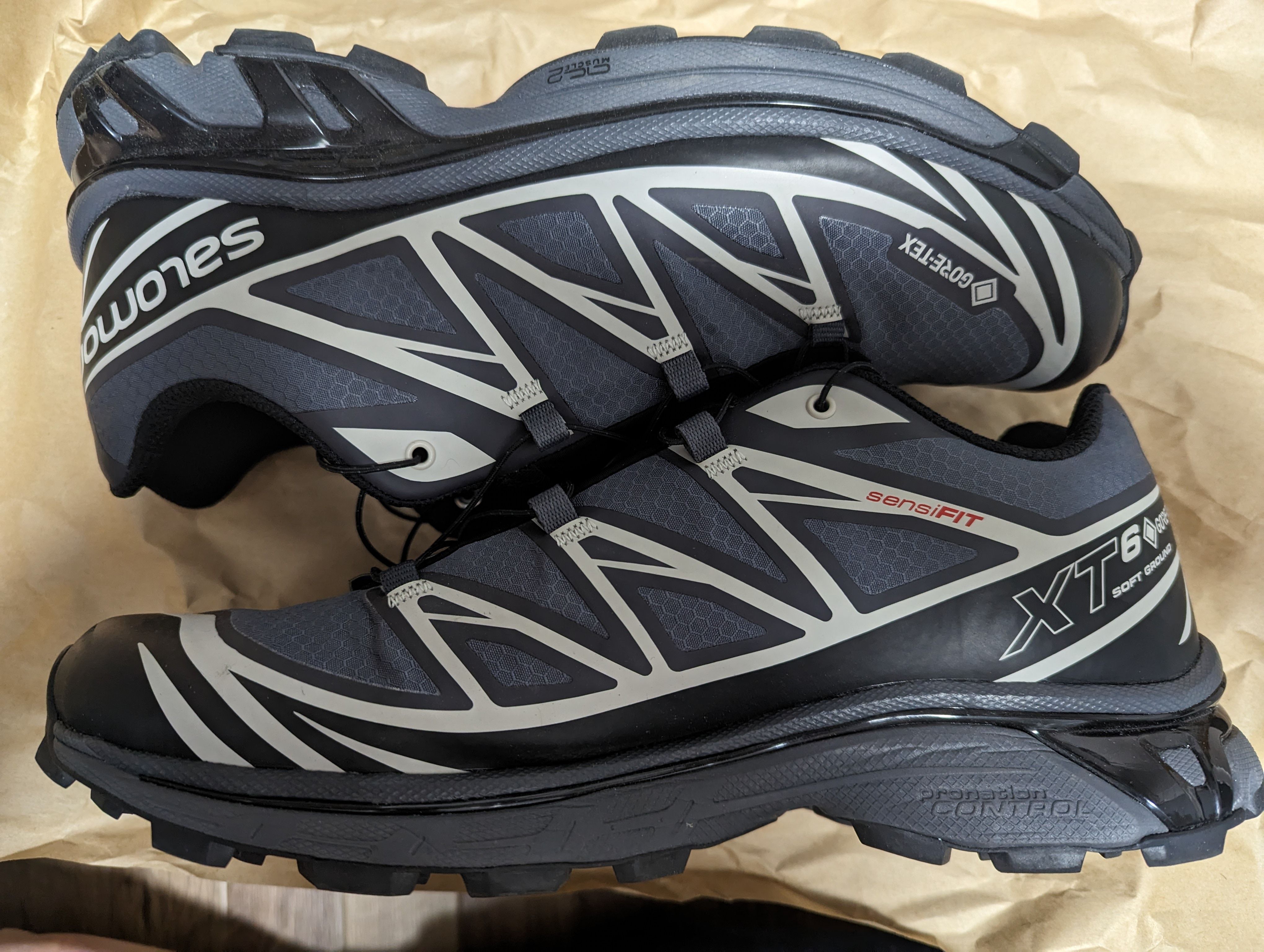 Salomon XT-6 GORE-TEX "Black/Ebony/Lunar Rock"