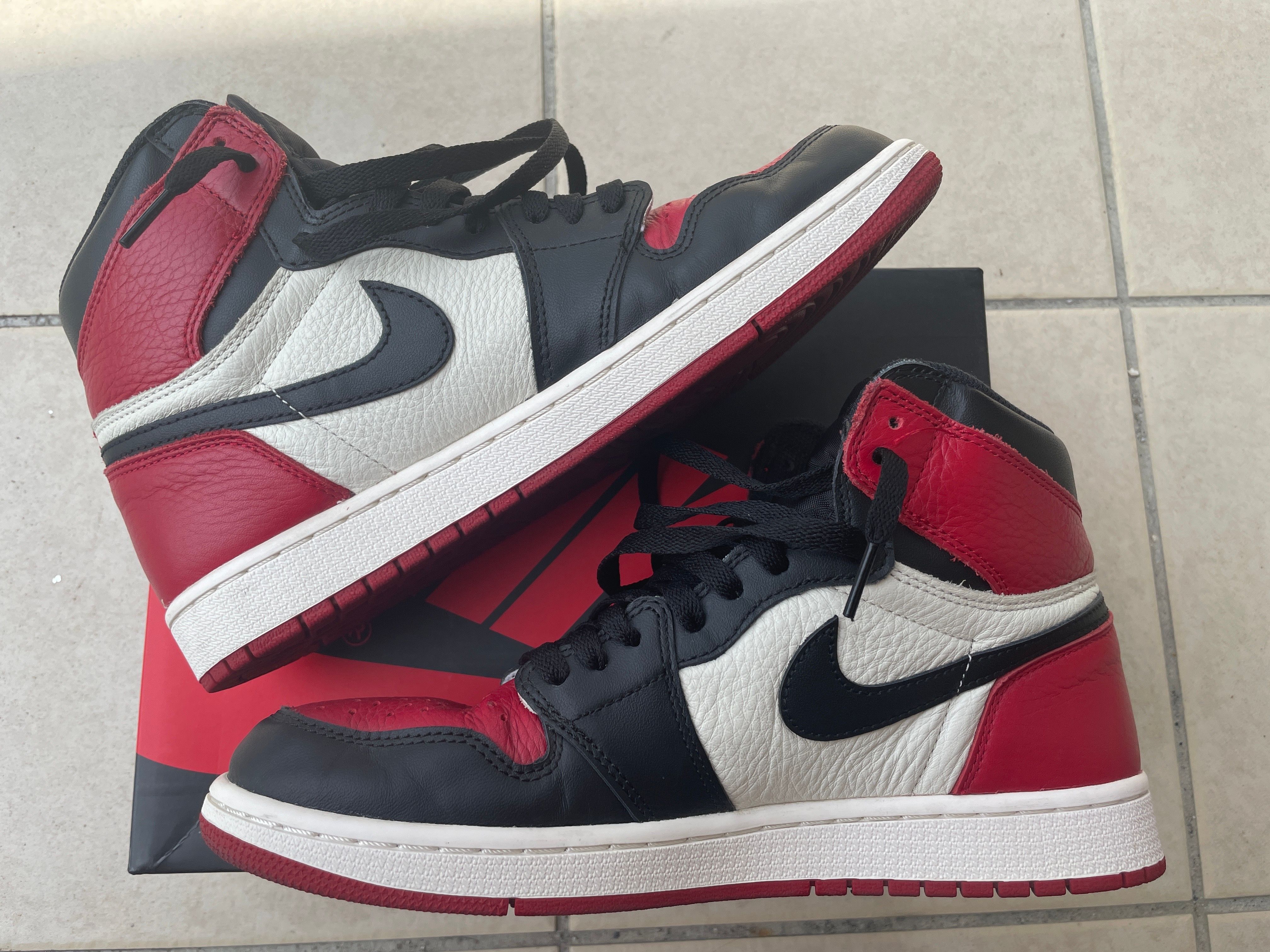 Nike Air Jordan 1 Retro High OG "Bred Toe"