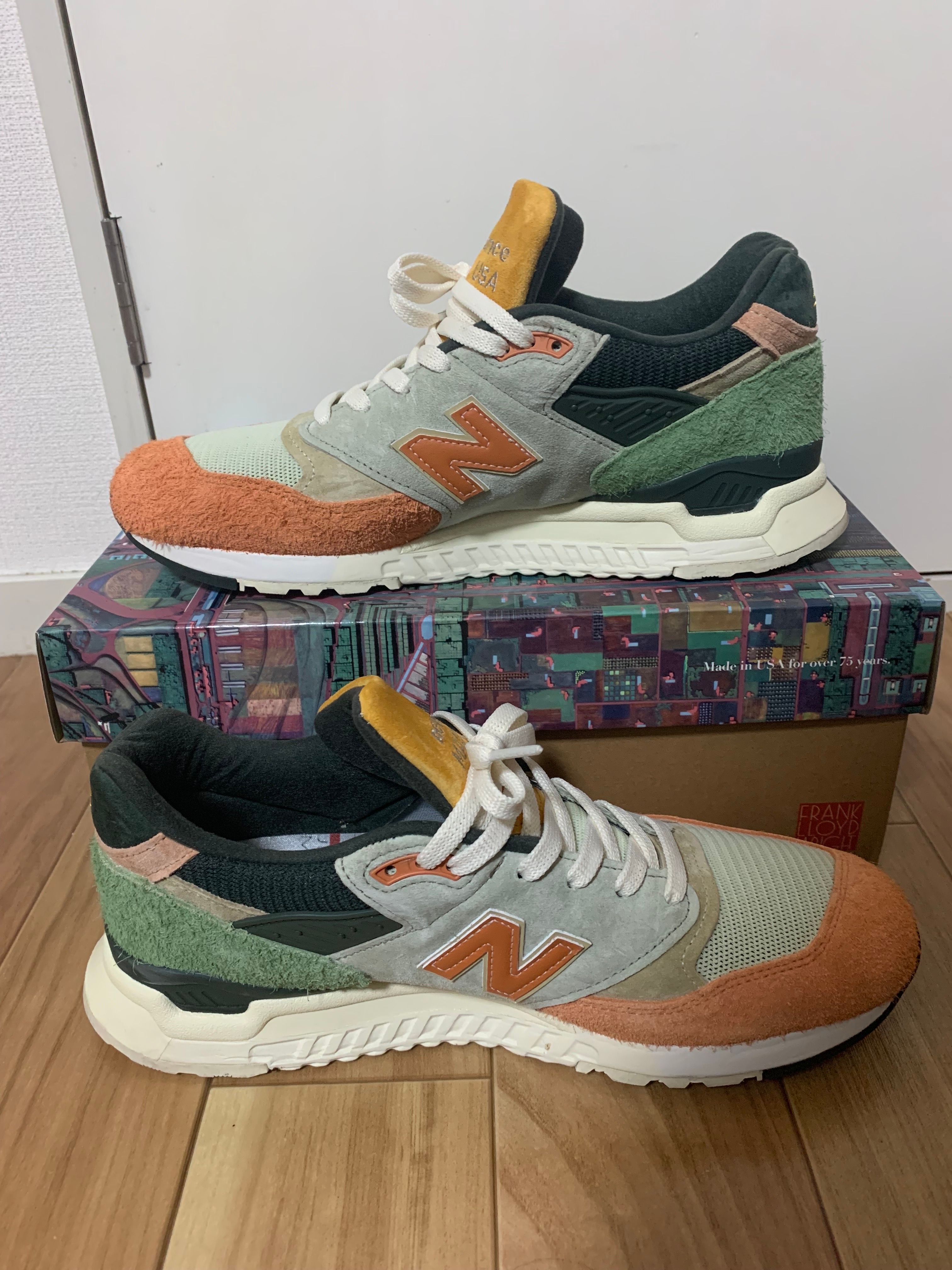 KITH Ronnie Fieg and the Frank Lloyd Wright Foundation × New Balance 998 "Aloe Wash/Apricot Buff"