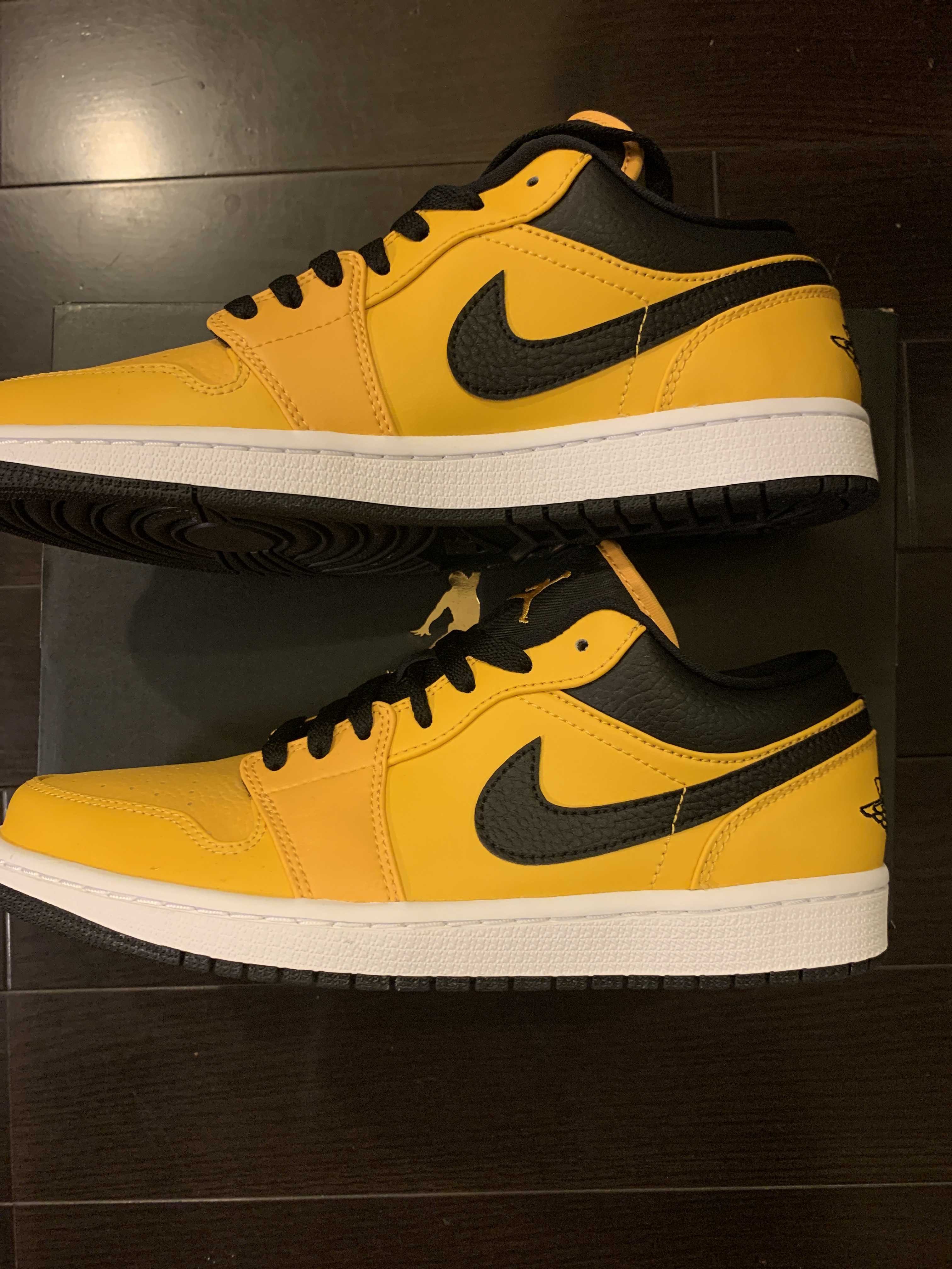 NIKE AIR JORDAN 1 LOW "UNIVERSITY GOLD"