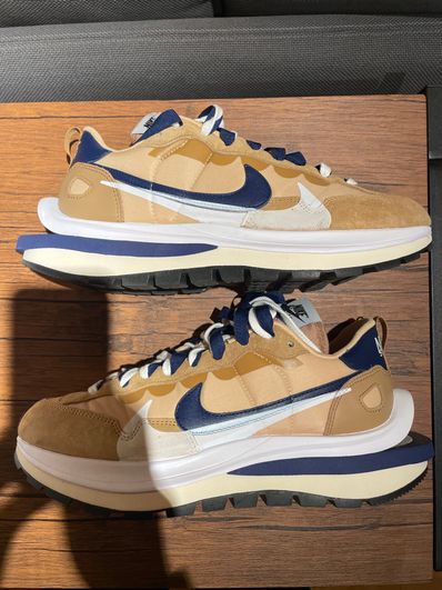 Sacai × Nike Vapor Waffle "Sesame And Blue Void"