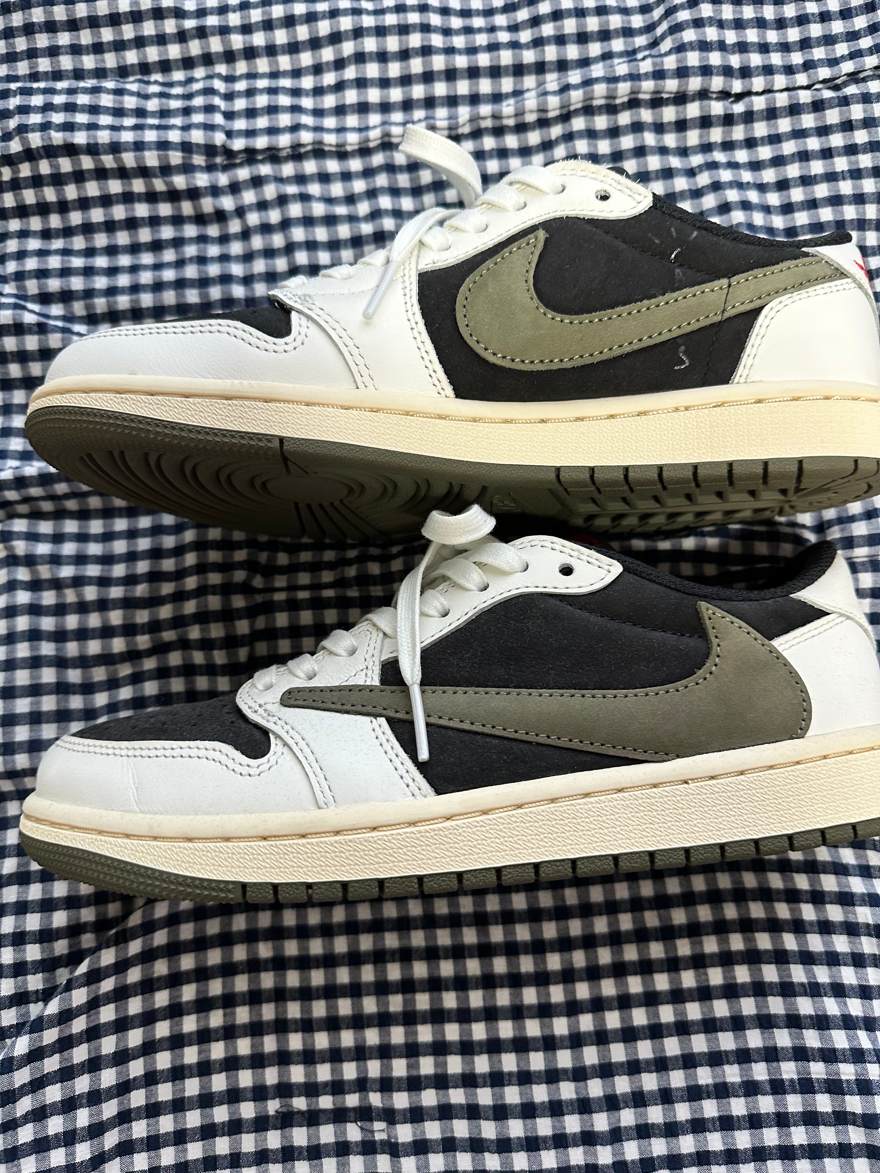 Travis Scott × Nike Women's Air Jordan 1 Low OG "Medium Olive"