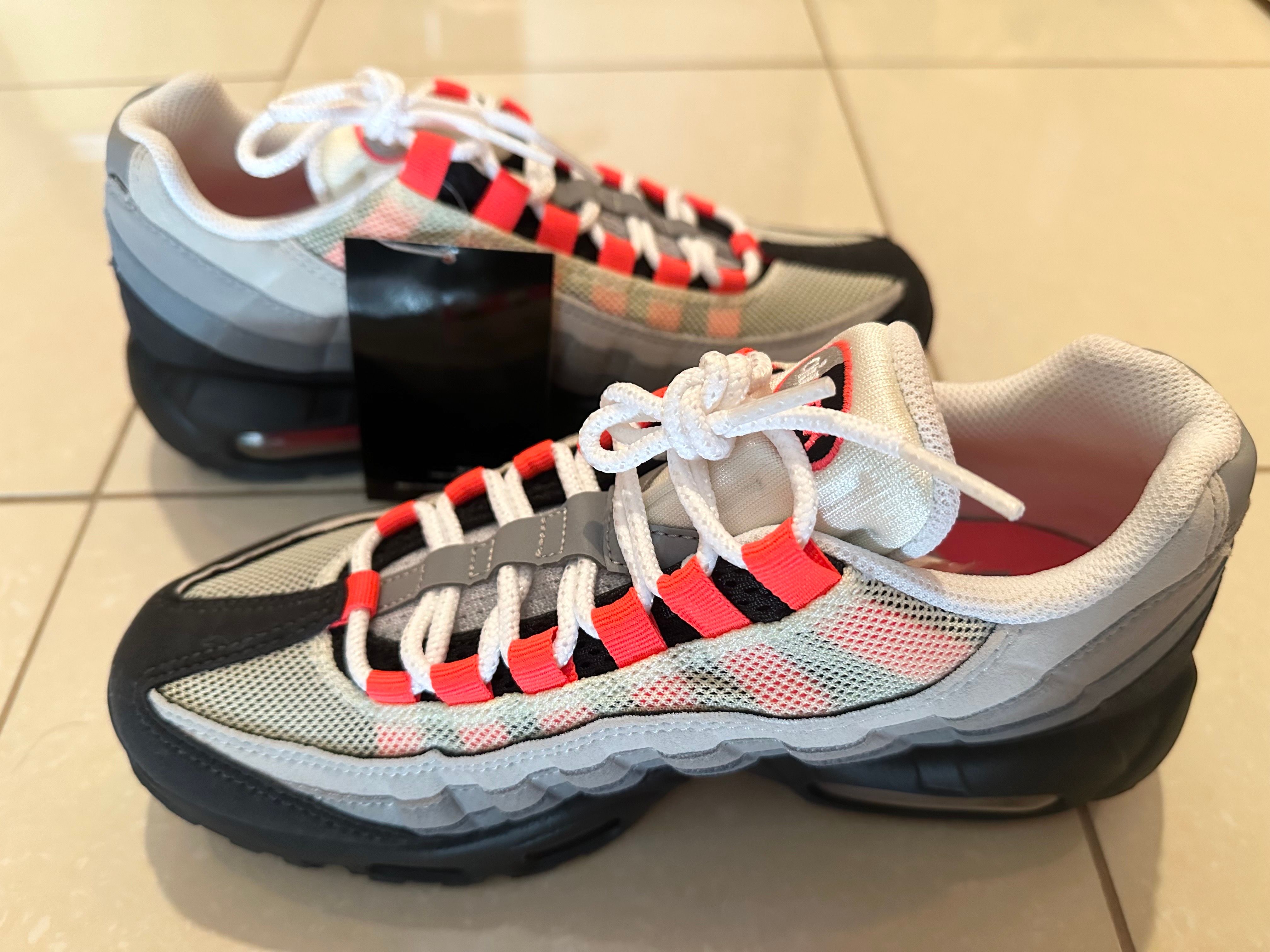 Nike Air Max 95 "White/Solar Red"