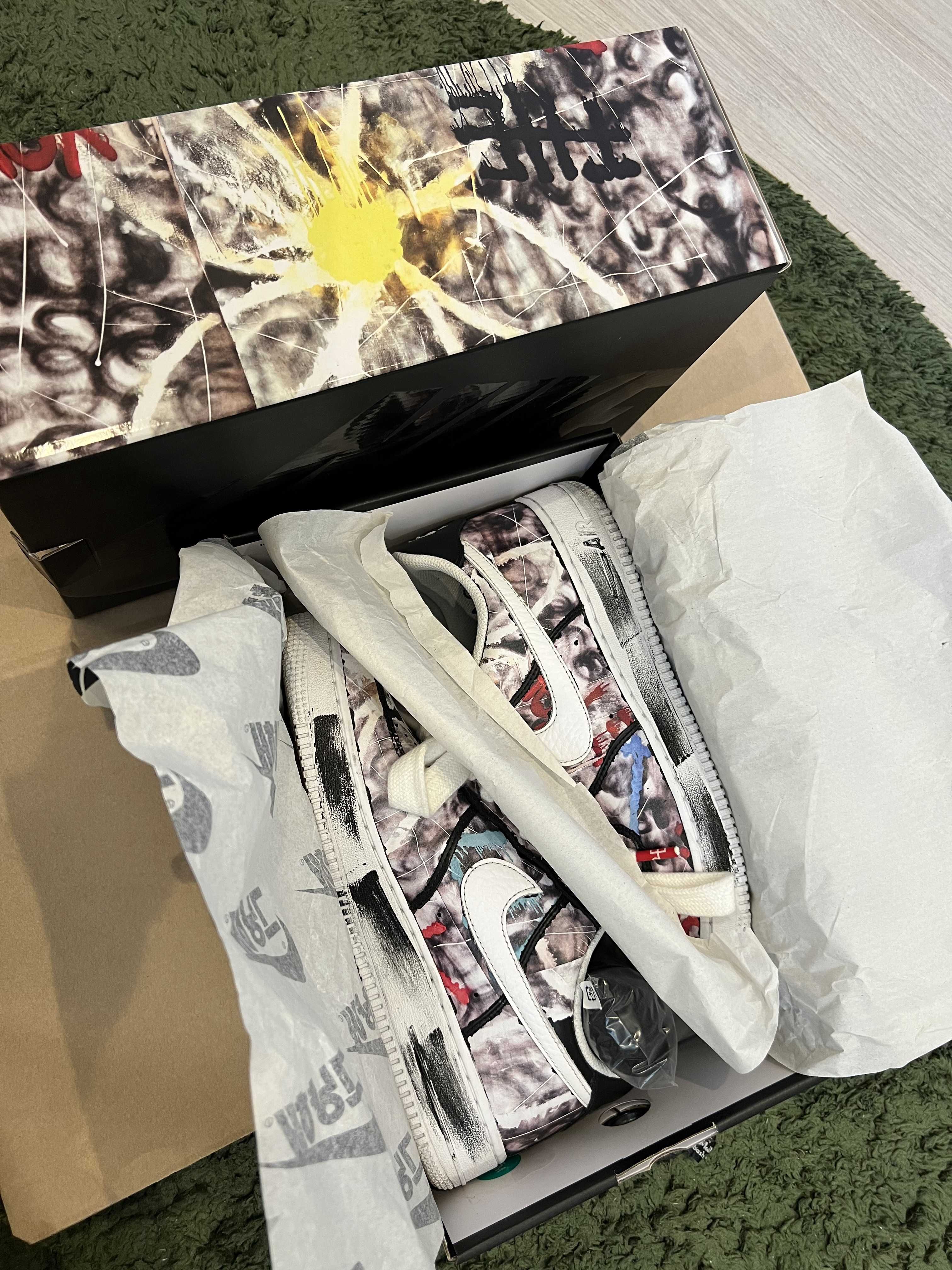 PEACEMINUSONE × Nike Air Force 1 Low Para Noise "Black" / G-DRAGON