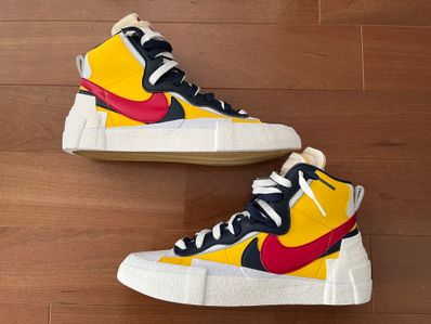 sacai × Nike Blazer Mid "Varsity Maize/Varsity Red"