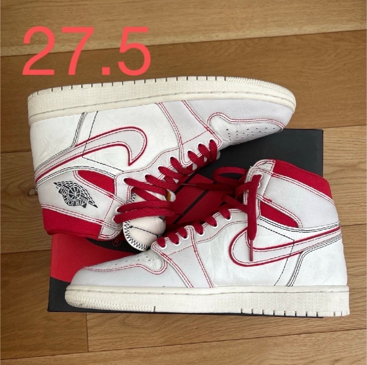 Nike Air Jordan 1 Retro High OG "Sail/University Red"     