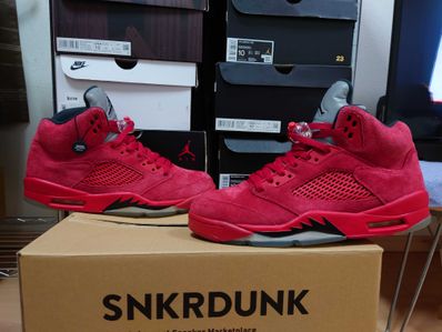 Nike Air Jordan 5 Ratro "Red Suede"