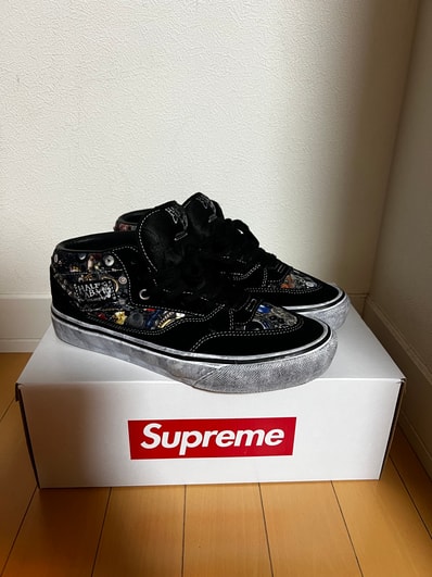 Supreme × Mike Kelley × Vans Half Cab "Black" (26SS Week8)