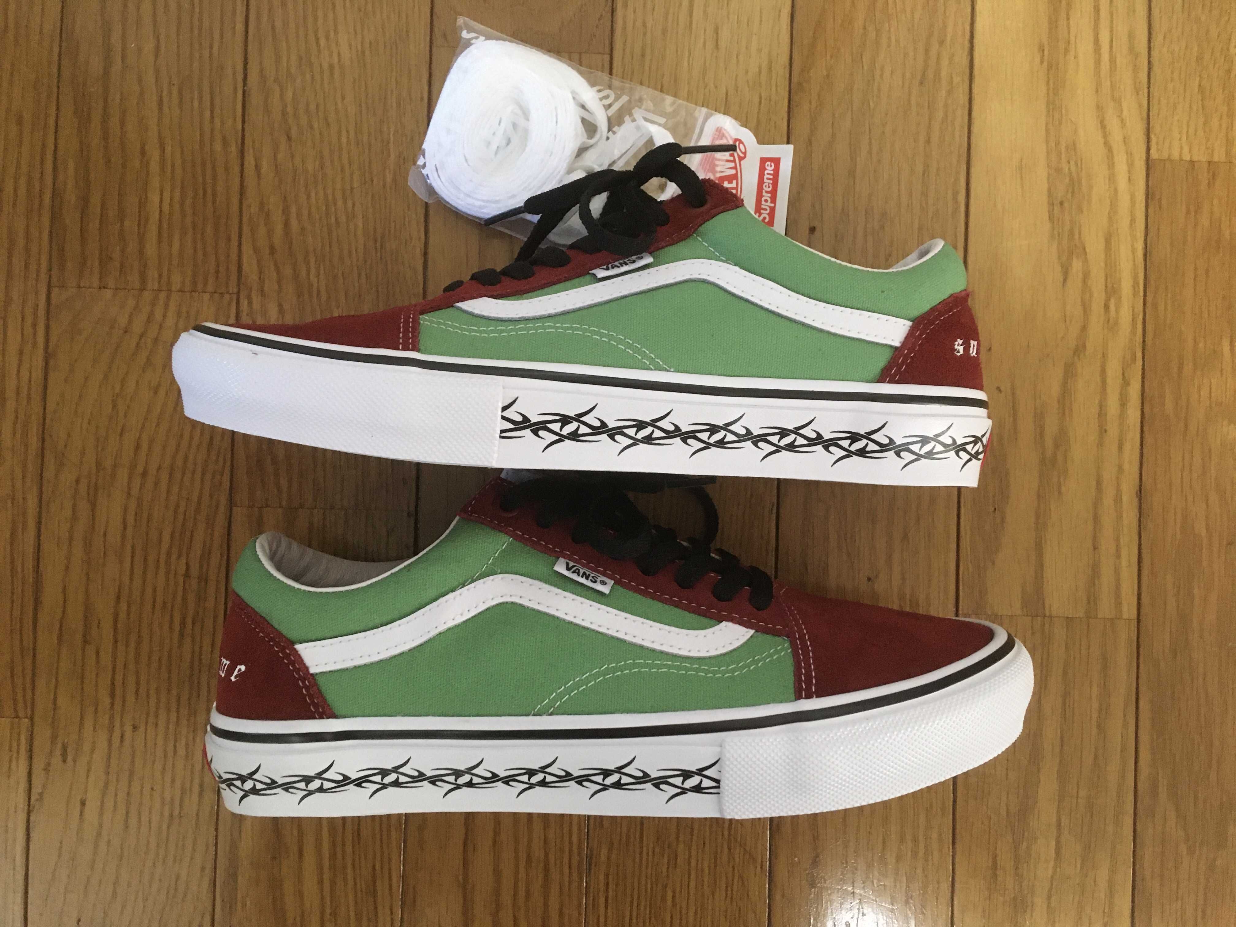Supreme × Vans Old Skool "Green"