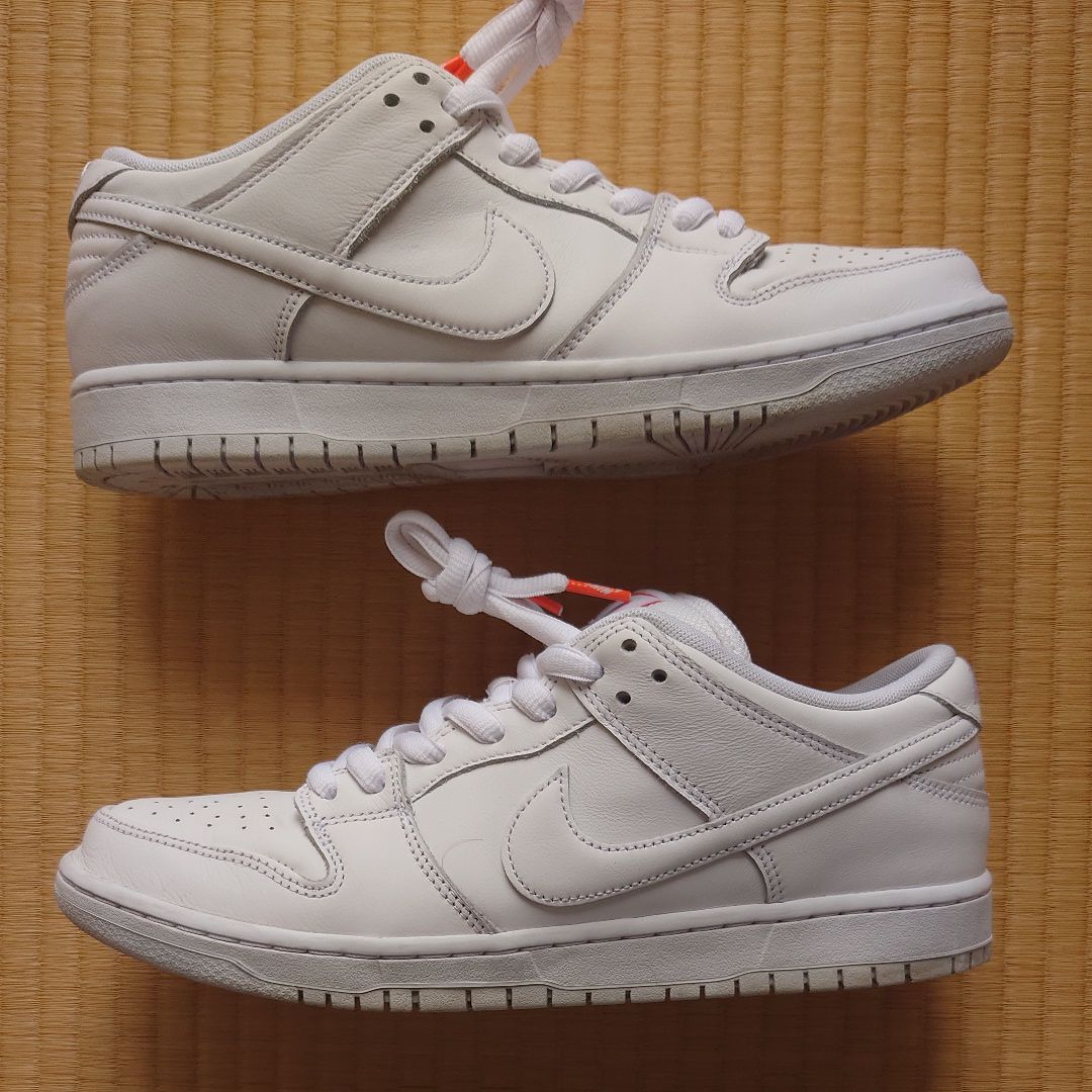 Nike SB Dunk Low Pro ISO "Triple White"