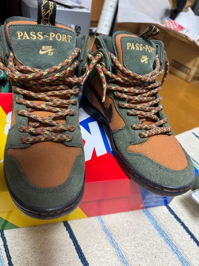 PASS~PORT × Nike SB Dunk High "Work Boot"