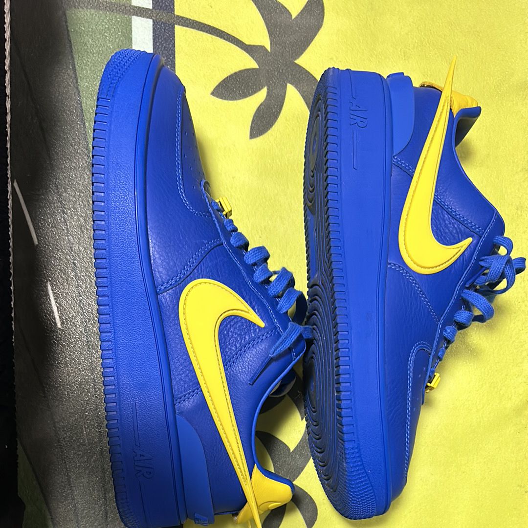 AMBUSH × Nike Air Force 1 Low "Game Royal and Vivid Sulfur"