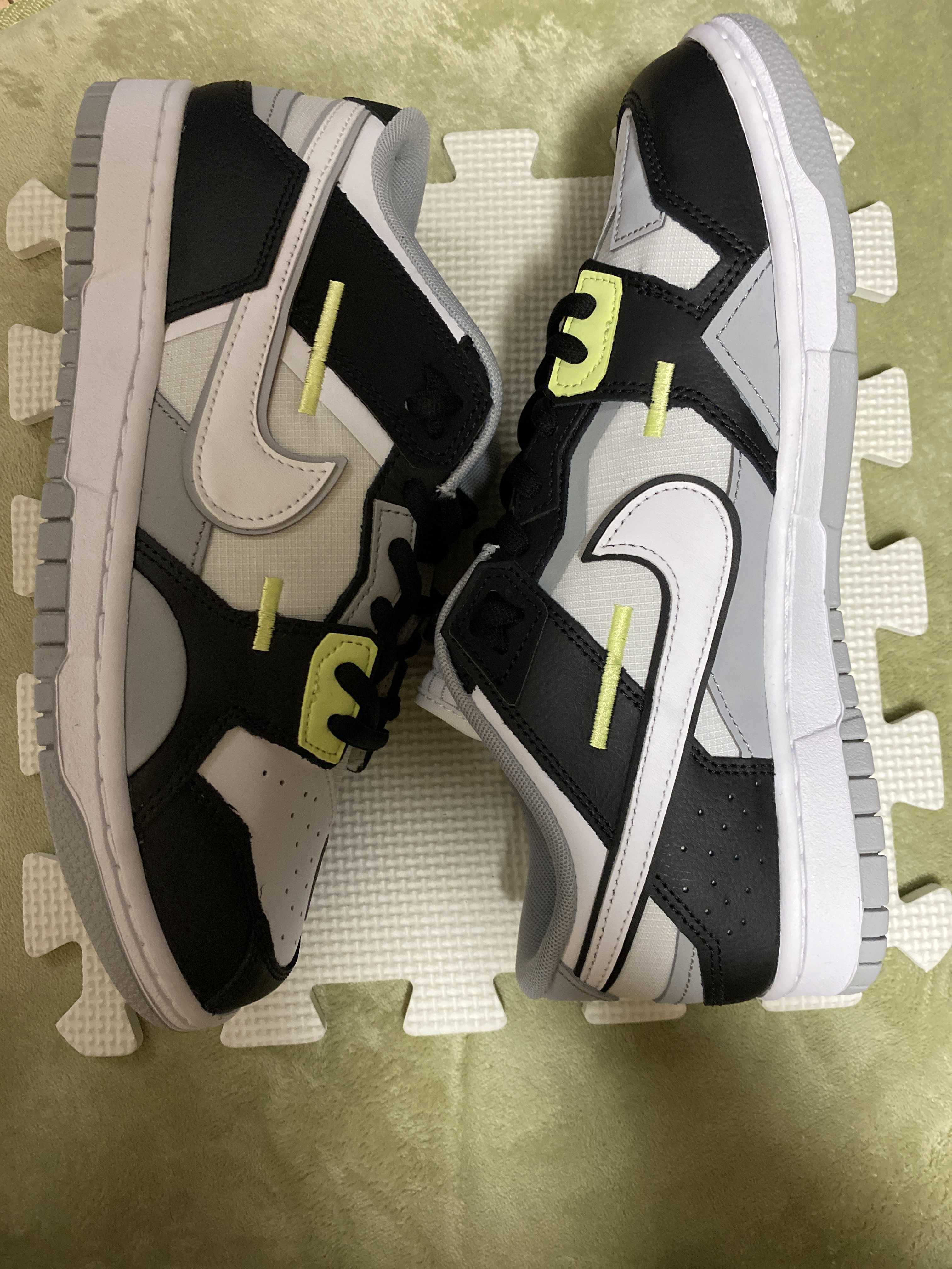 Nike Dunk Low Scrap "Black/White/Light Lemon Twist"