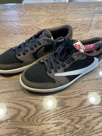 Travis Scott × Nike Air Jordan 1 Low OG SP-T "Black/Dark Mocha"