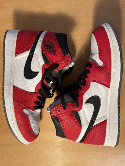 Spiderman × Nike Air Jordan 1 Origin Story "Gym Red/White/Photo Blue/Black"