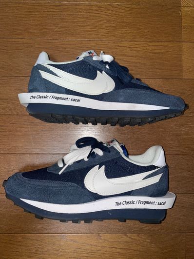 Fragment × sacai × Nike LD Waffle "Blackended Blue"
