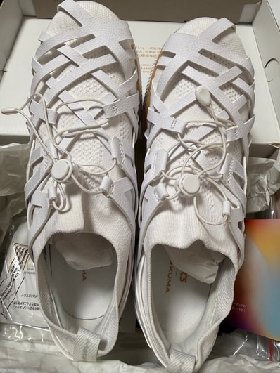 Kuma Kengo × Asics Metaride Amu "White"