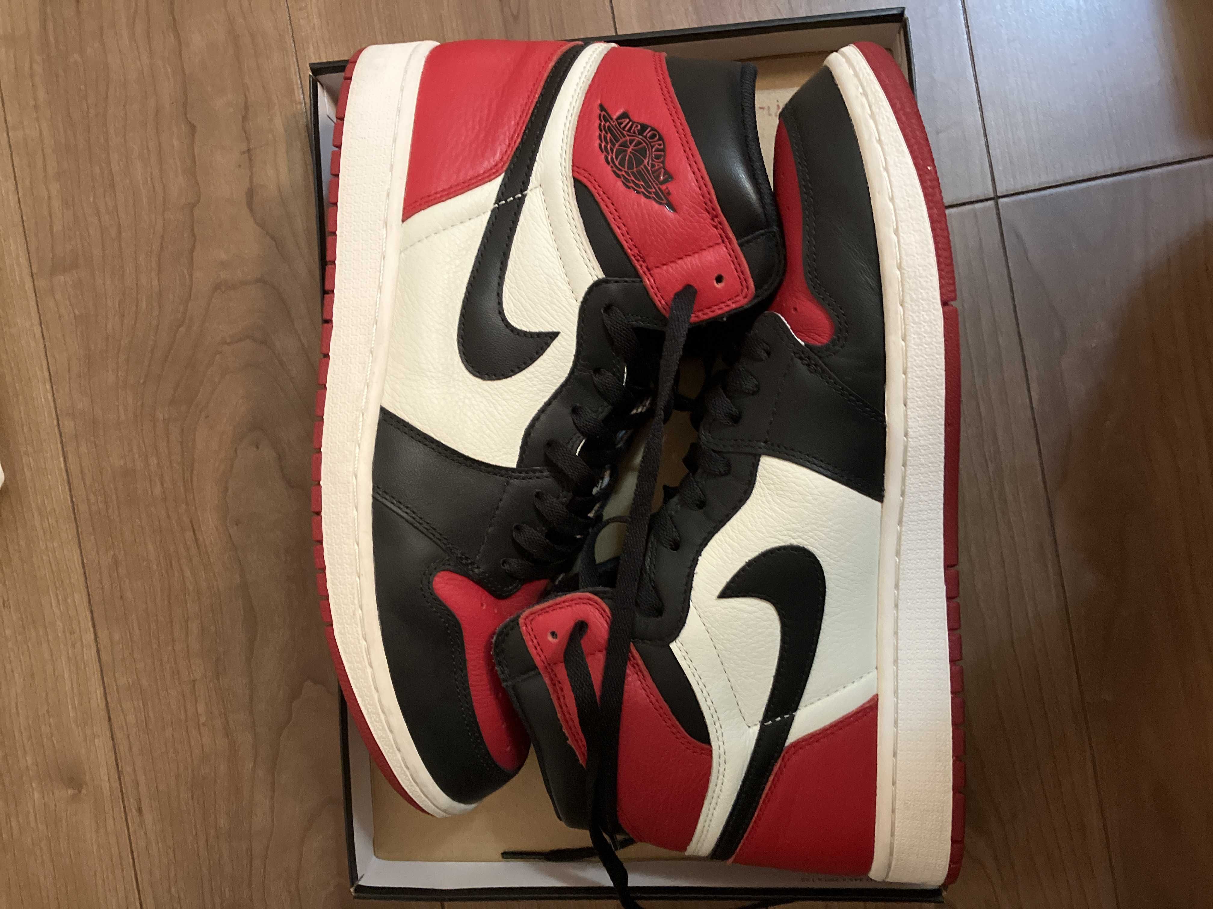 Nike Air Jordan 1 Retro High OG "Bred Toe"