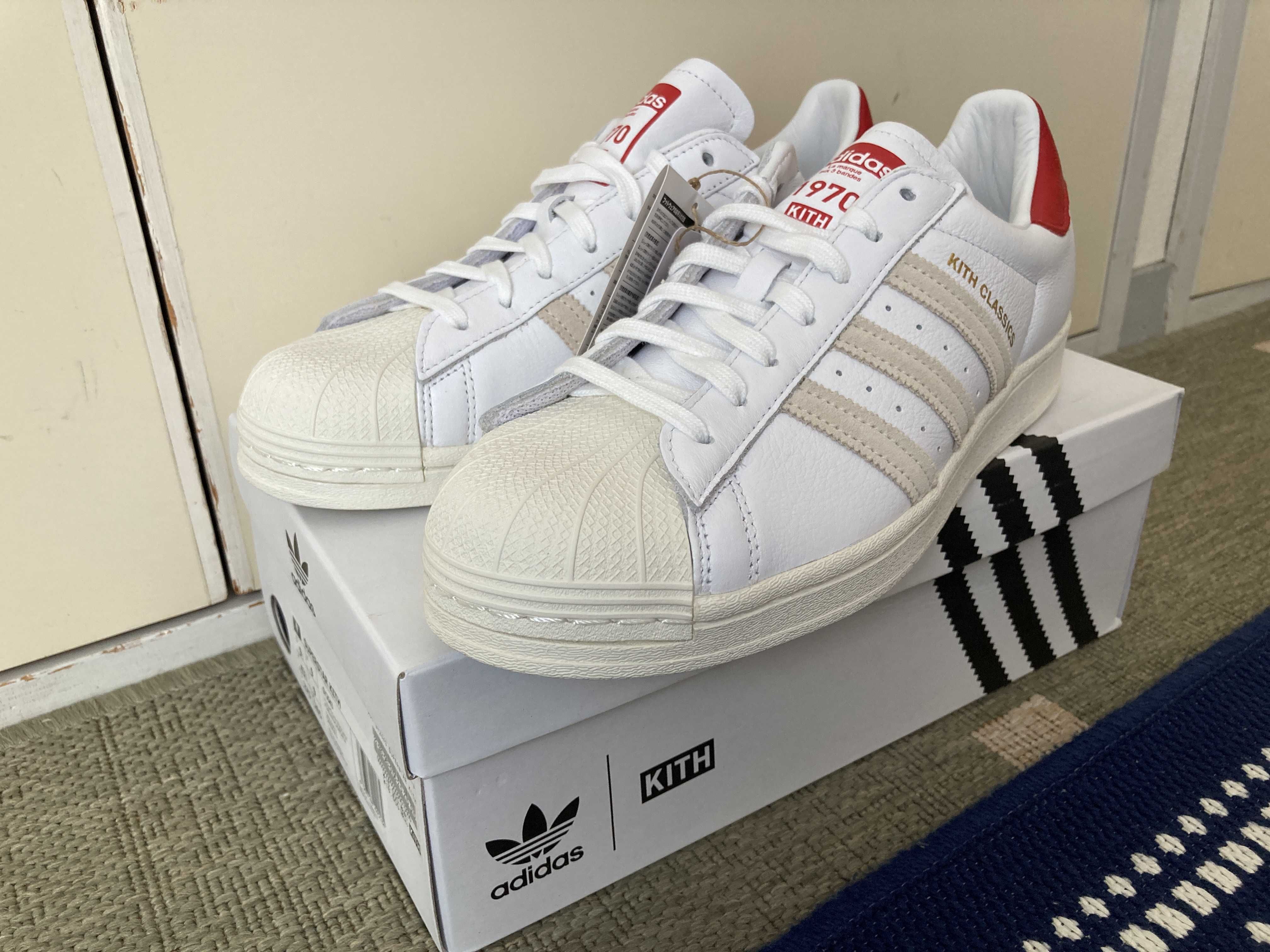 KITH × adidas Superstar "White/Red"