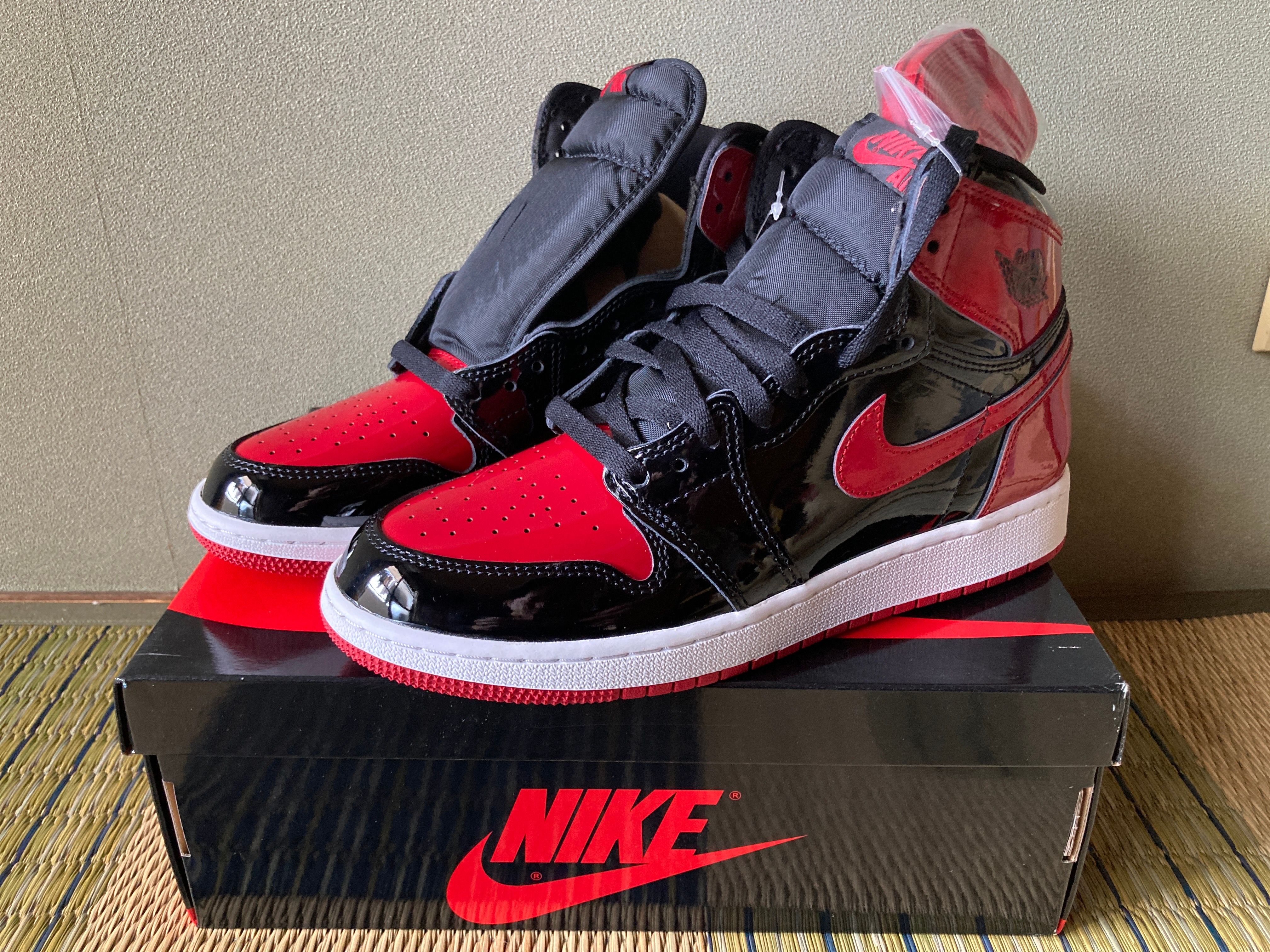 Nike GS Air Jordan 1 High OG "Patent Bred"
