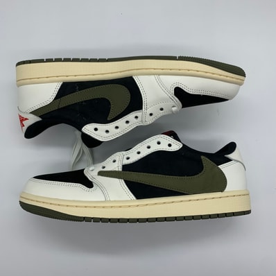 Travis Scott × Nike Women's Air Jordan 1 Low OG "Medium Olive"