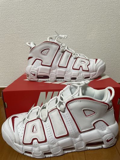 NIKE AIR MORE UPTEMPO "WHITE/VARSITY RED" (2021)