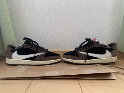 Travis Scott × Nike Air Jordan 1 Low OG SP-T "Black/Dark Mocha"