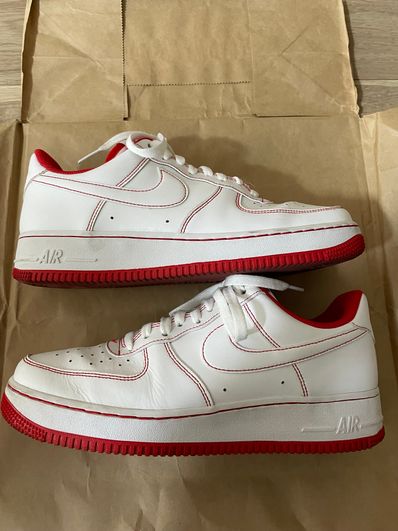 Nike Air Force 1 Low '07 Stitch "Radiant Red"