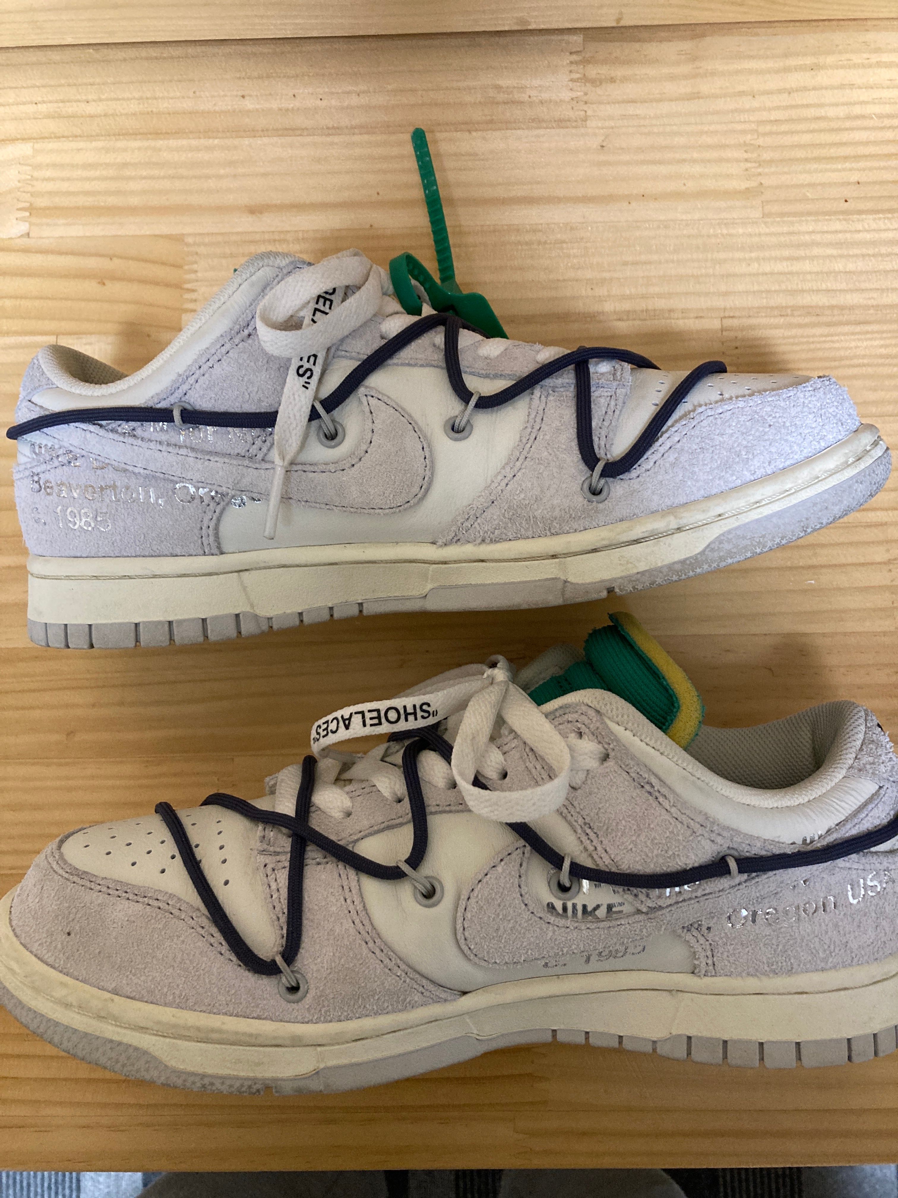 Off-White × Nike Dunk Low "Sail/Neutral Grey/Gridiron"