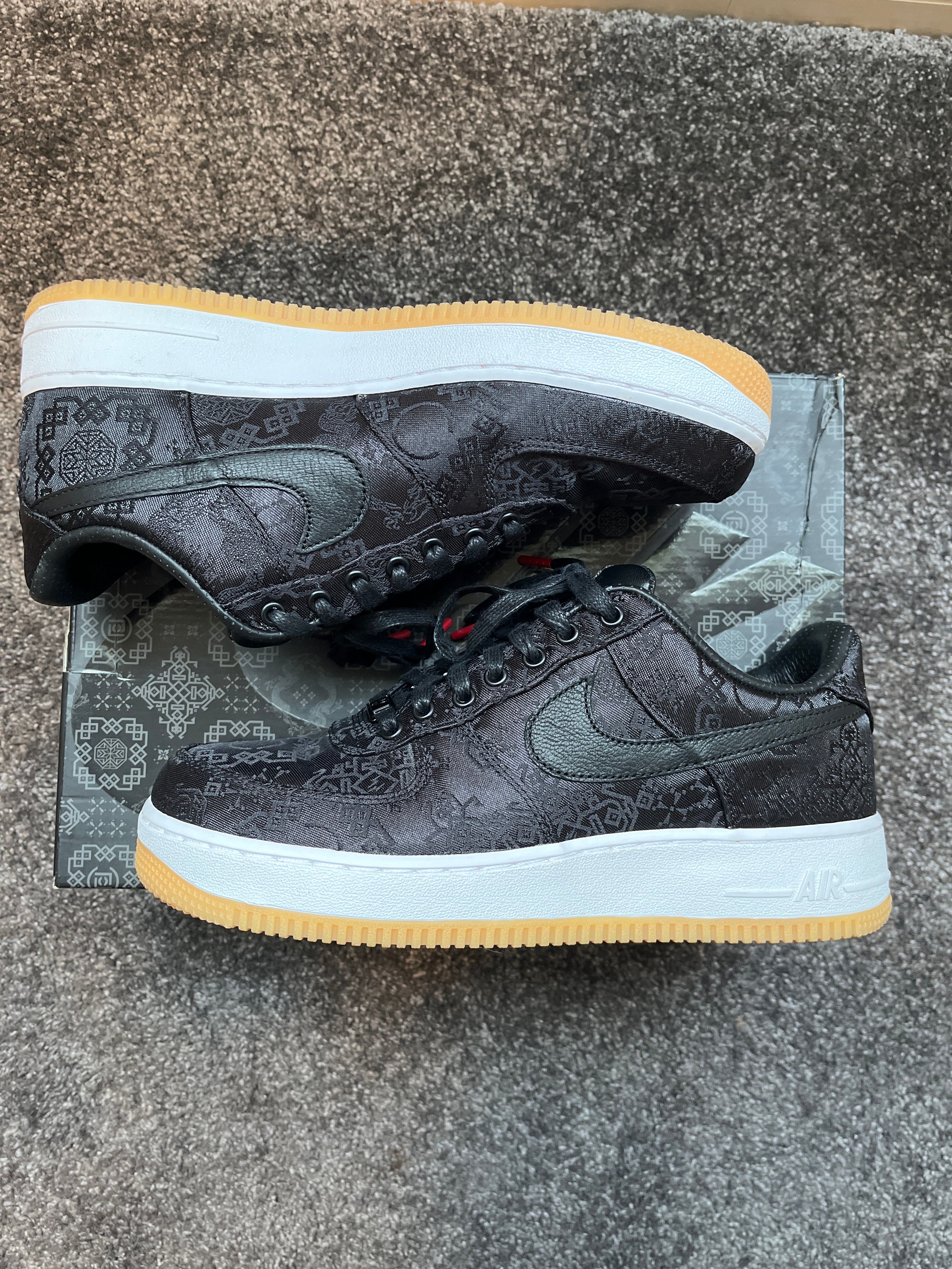 Fragment × CLOT × Nike Air Force 1 Low "Black"