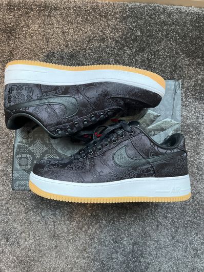 Fragment × CLOT × Nike Air Force 1 Low "Black"