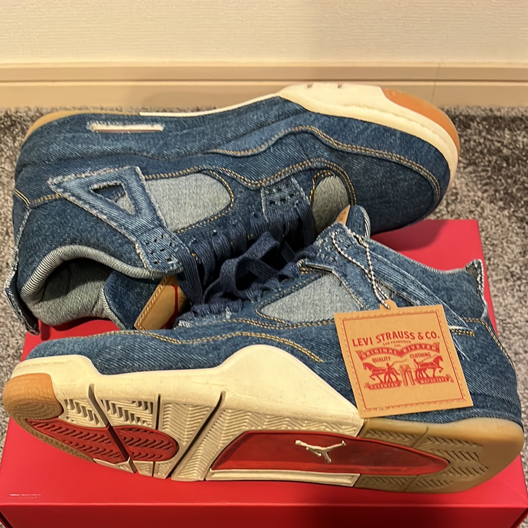 NIKE × LEVI’S AIR JORDAN 4 "DENIM"(タグ:®のみ)