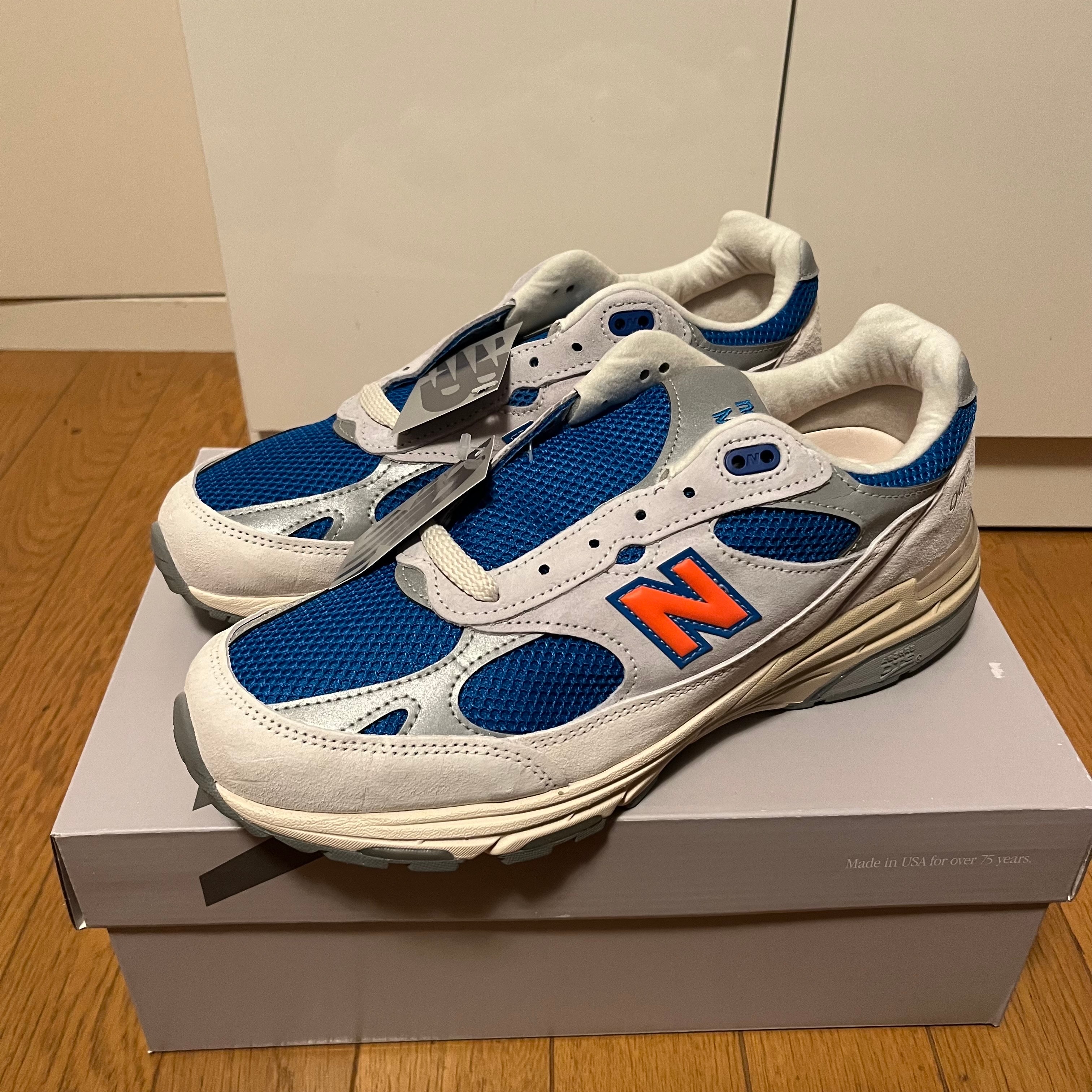 KITH × New Balance 993 Madison Square Garden "Ancient Scroll/Grey Matter"