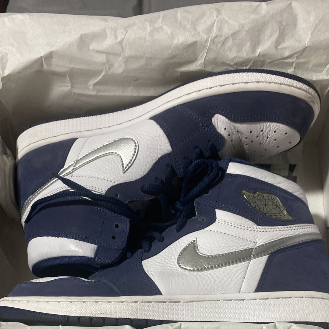 Nike Air Jordan 1 High OG CO.JP "White/Midnight Navy" (2020)(ブリーフケースなし)