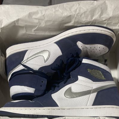 Nike Air Jordan 1 High OG CO.JP "White/Midnight Navy" (2020)(ブリーフケースなし)