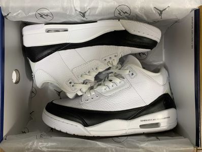 Fragment × Nike Air Jordan 3 "White/Black"