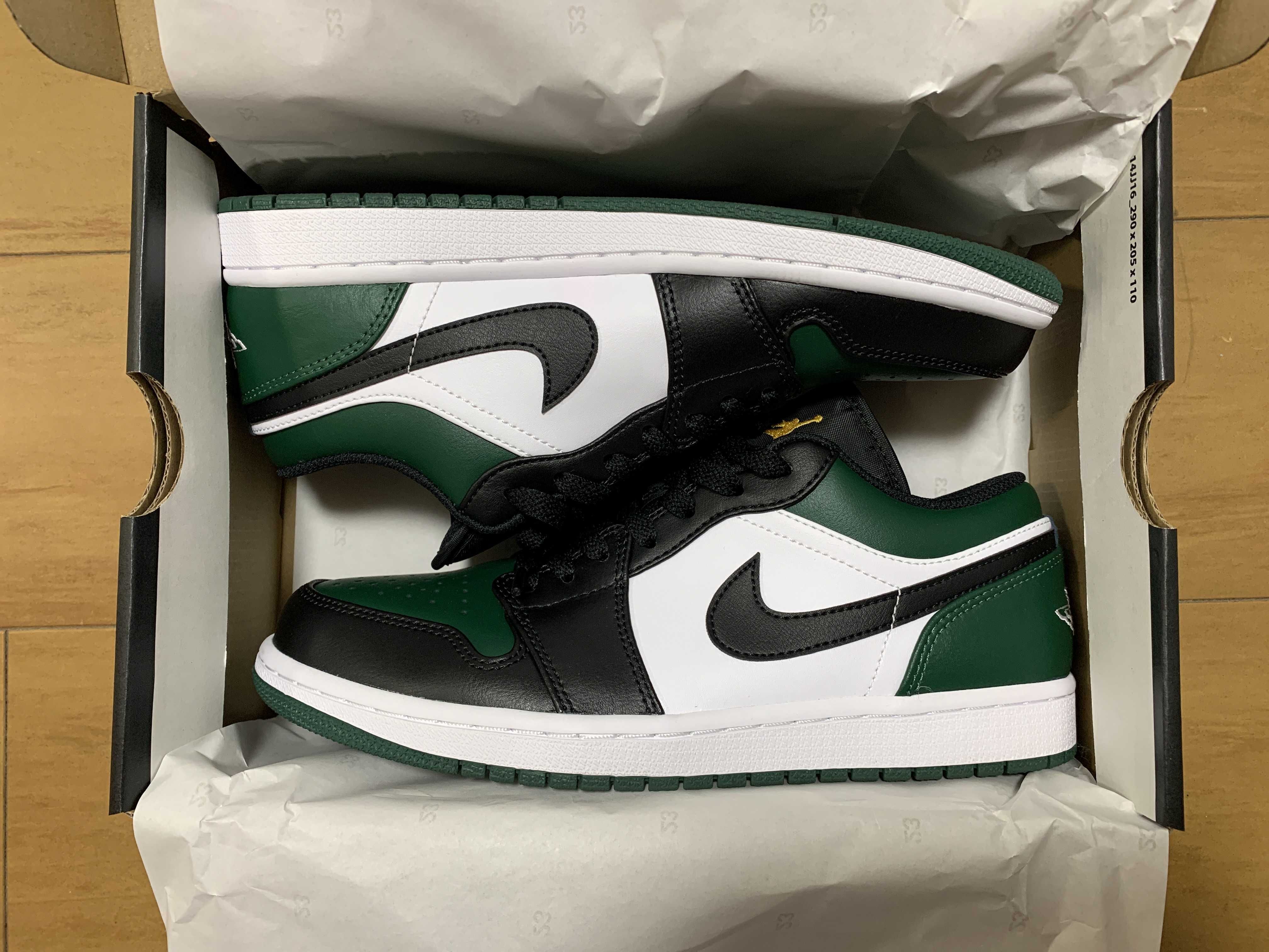 Nike Air Jordan 1 Low "Green Toe"