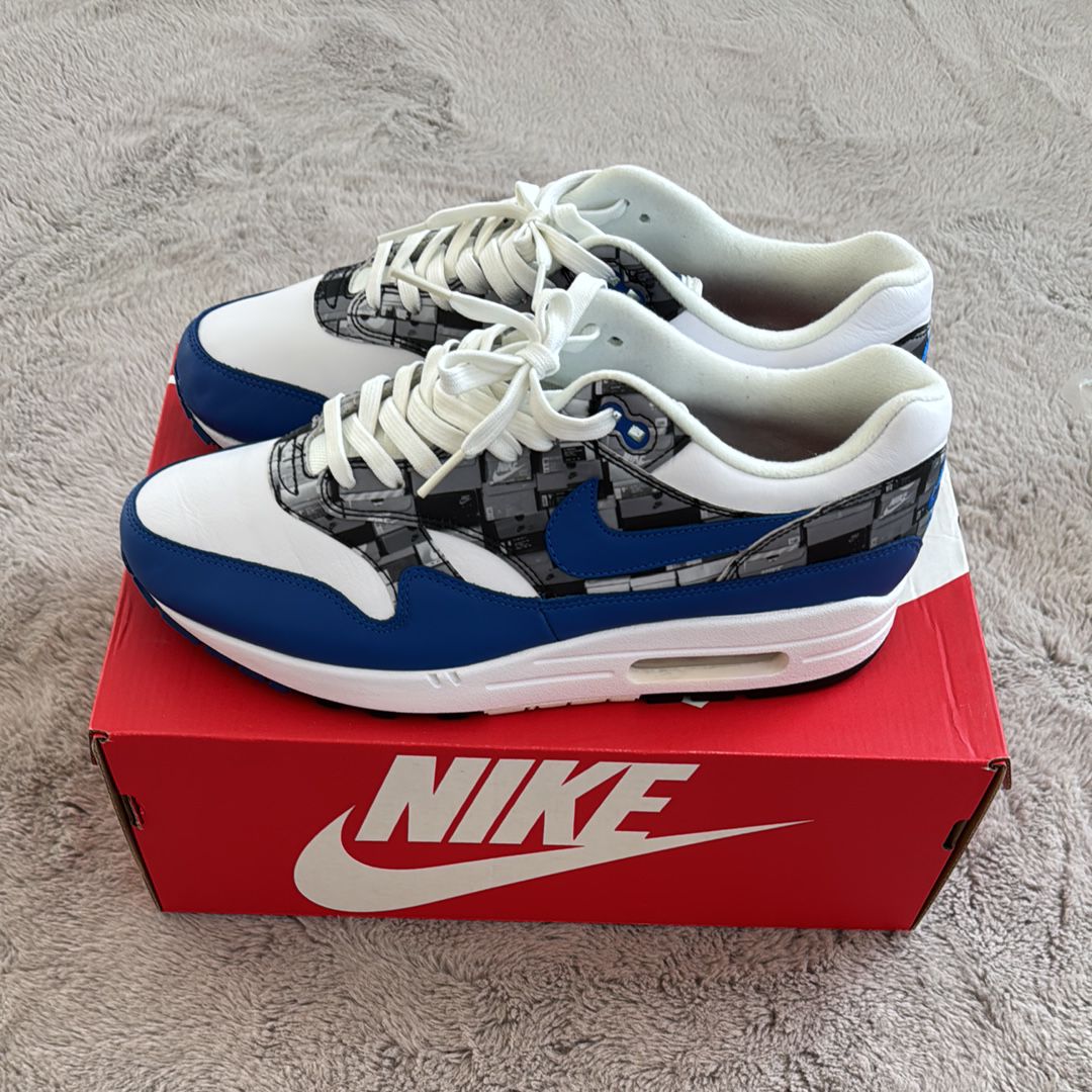 atmos × Nike Air Max 1 Blue "We Love Nike"