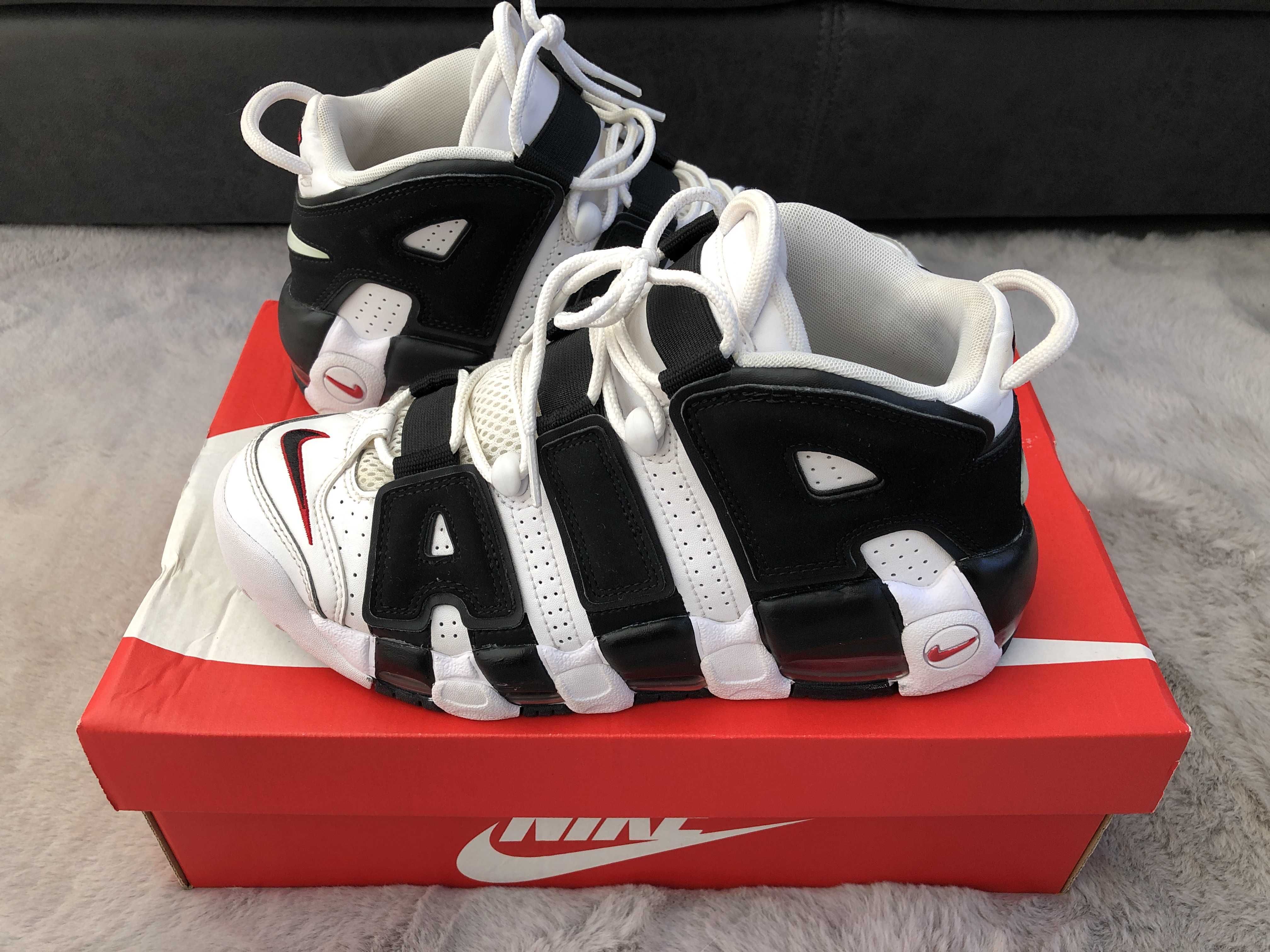 Nike Air More up Tempo "White/Black/University Red"(~2018)