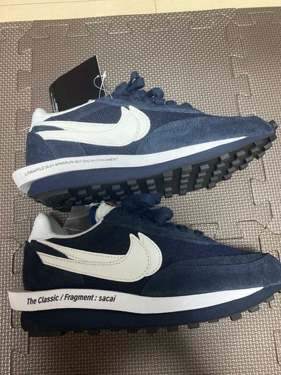 Fragment × sacai × Nike LD Waffle "Blackended Blue"