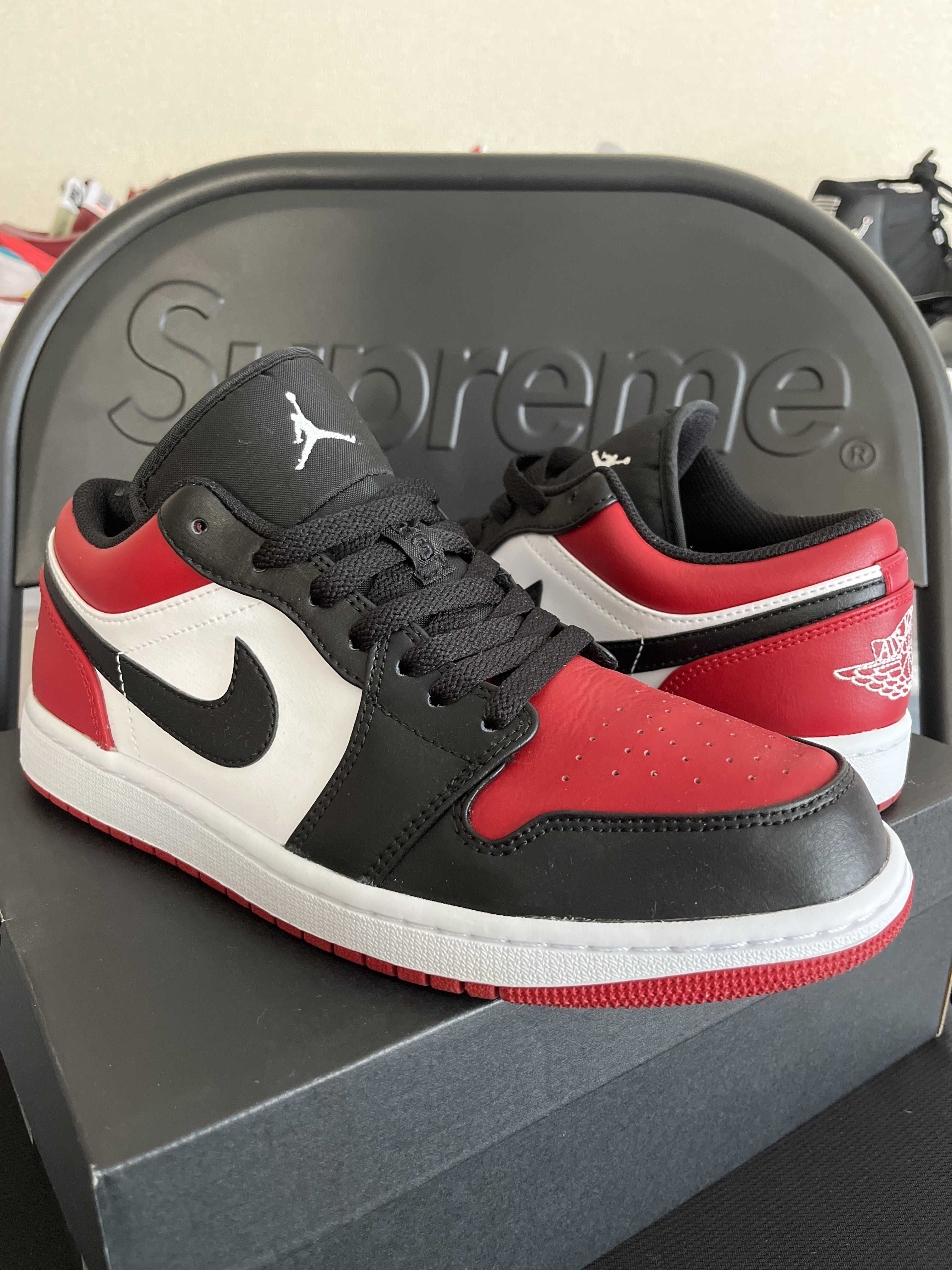 Nike Air Jordan 1 Low "Bred Toe"