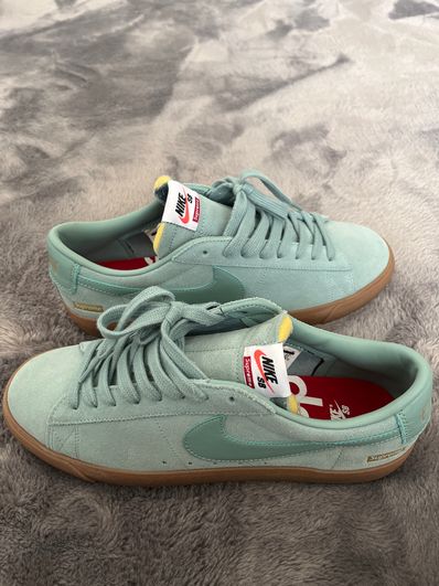 Supreme × Nike Blazer Low GT "Cannon/Cannon-Gum-Medium Brown"