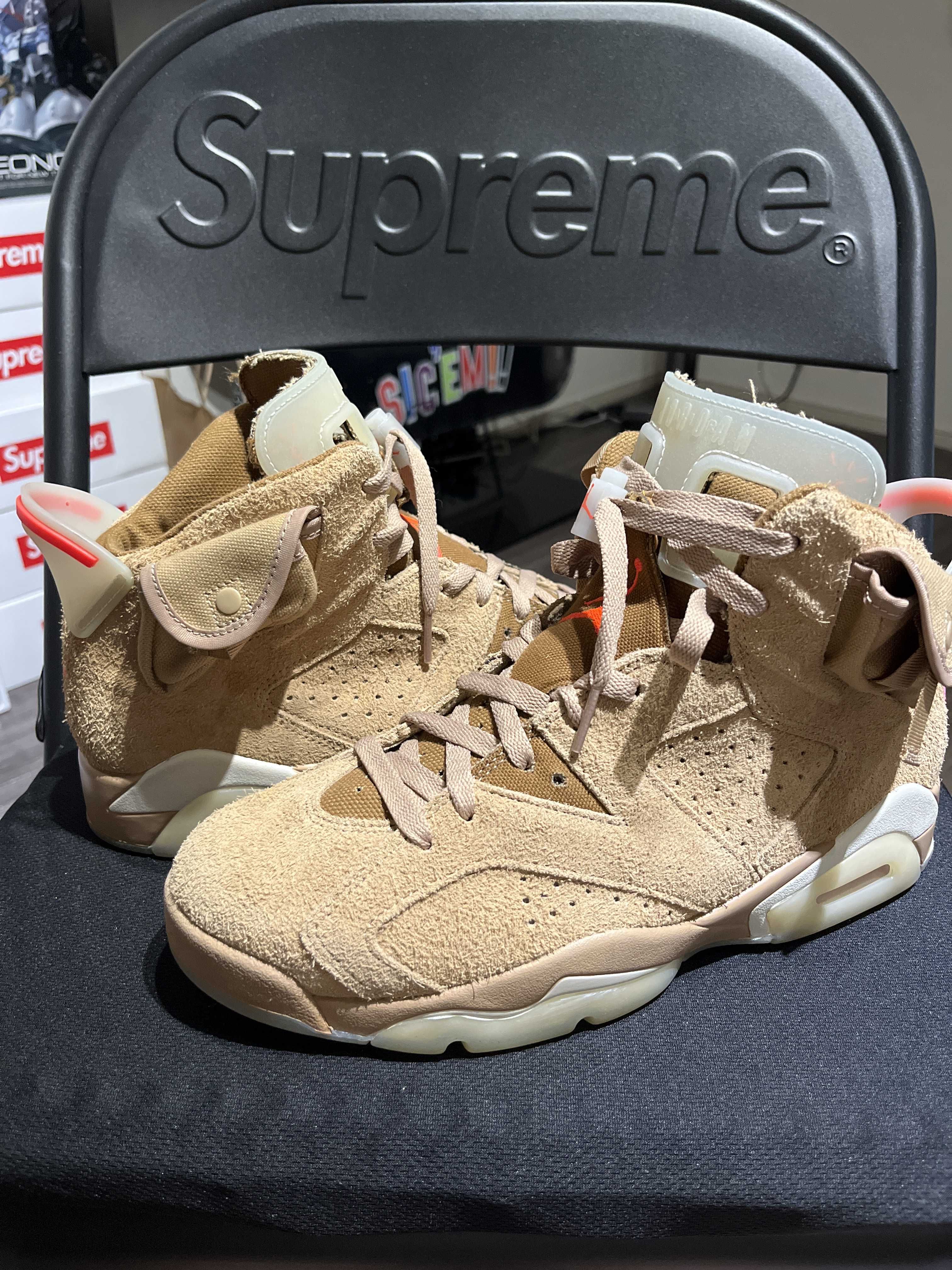 Travis Scott × Nike Air Jordan 6 "British Khaki"